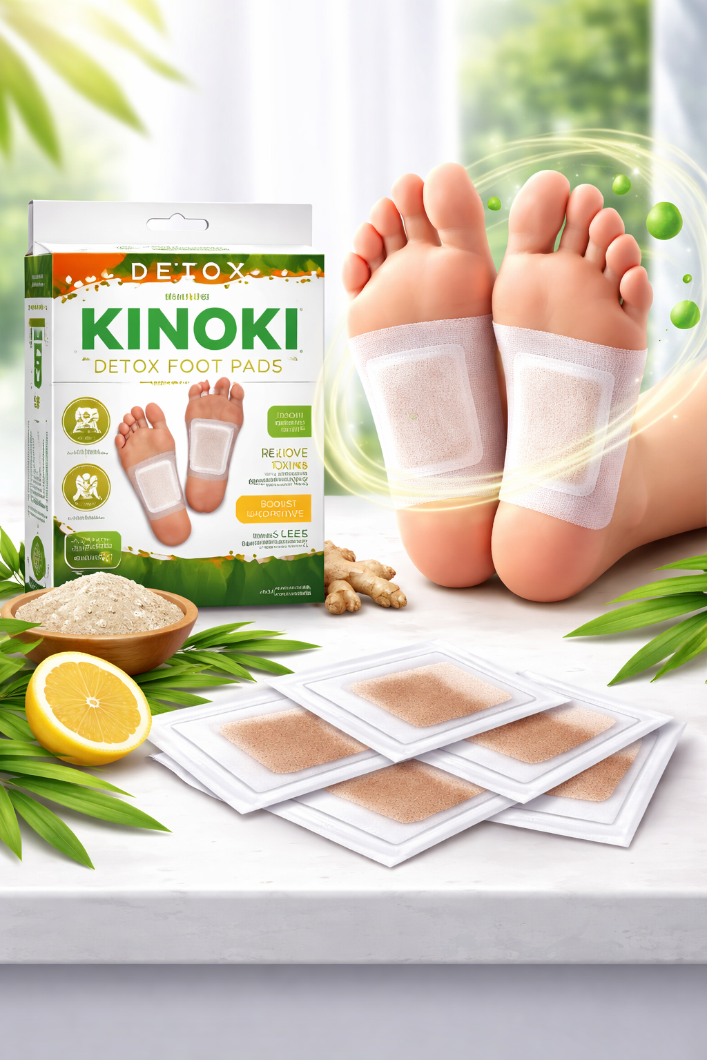 Parches Detox Kinoki - Elimina Toxinas