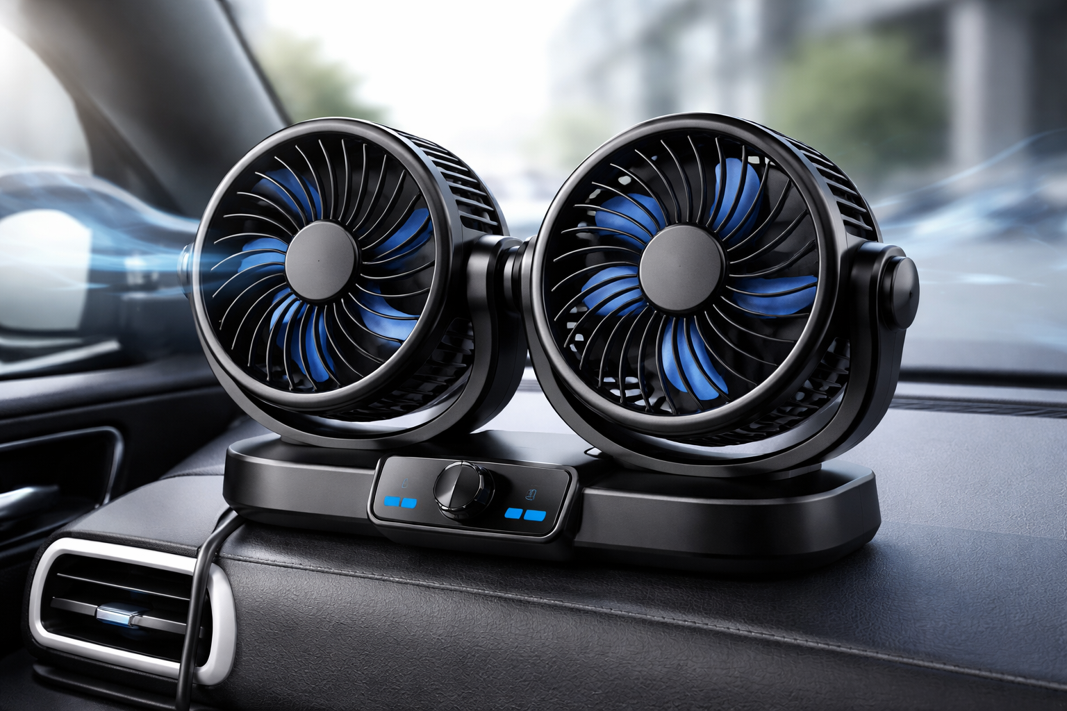 VENTILADOR DOBLE PARA AUTO