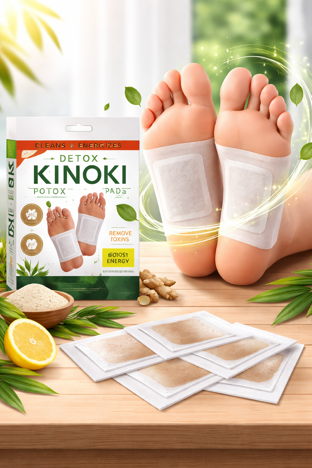 Parches Detox Kinoki - Elimina Toxinas