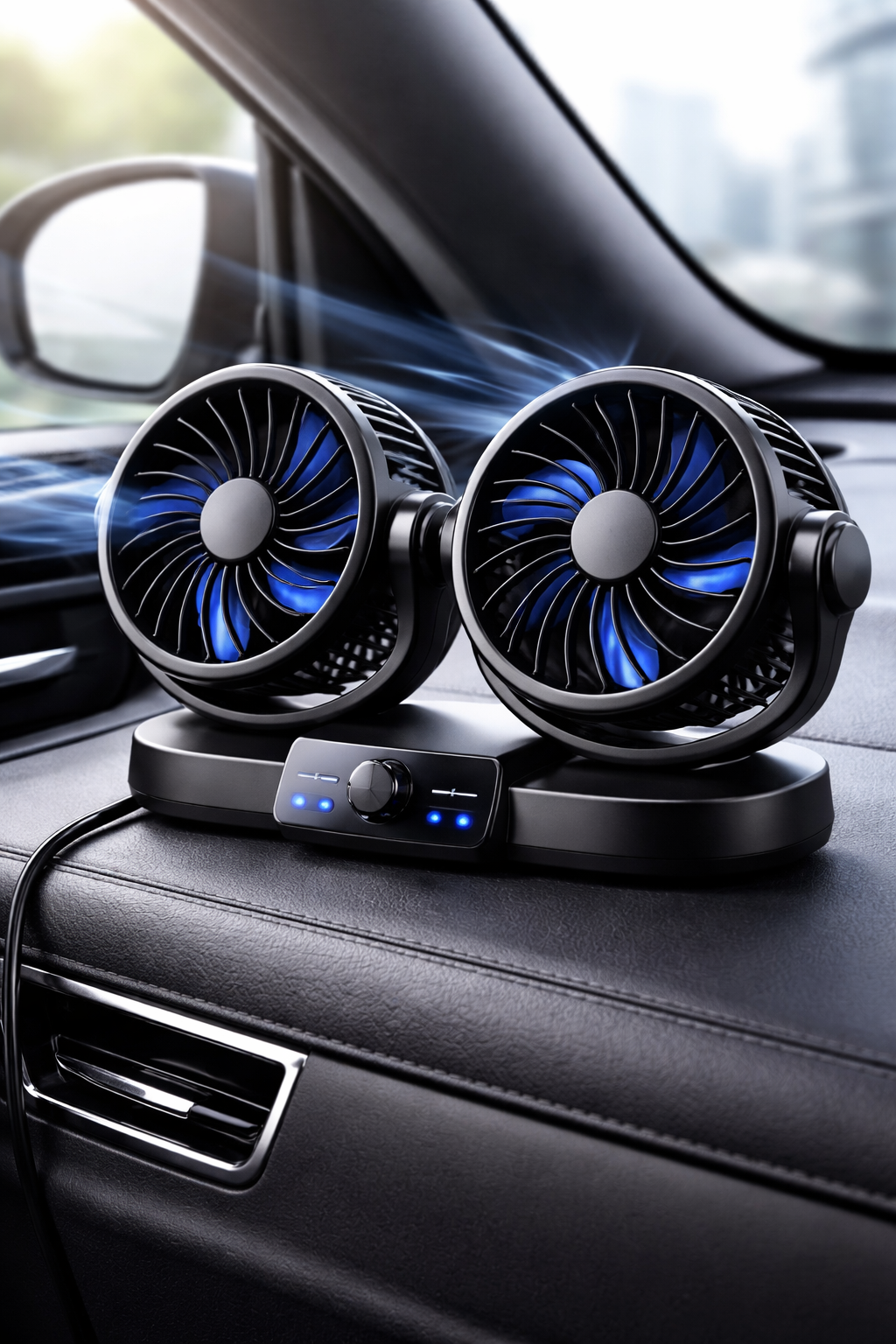 VENTILADOR DOBLE PARA AUTO